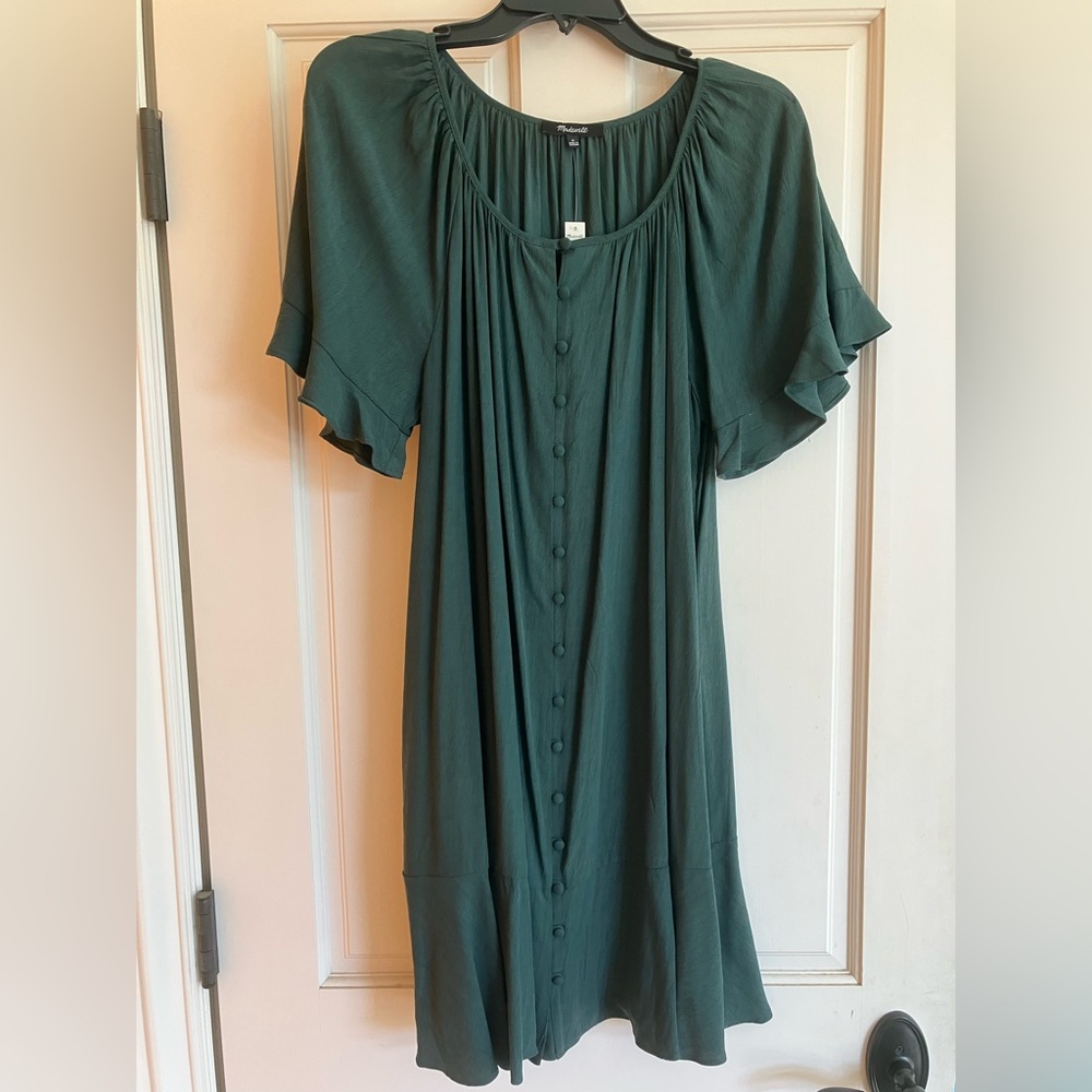 Green Madewell Dress Size Medium